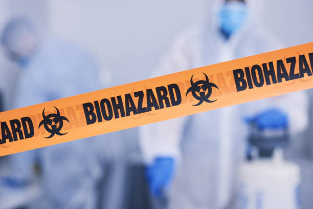 Professional Blood Cleanup technician working in Alexander, NC